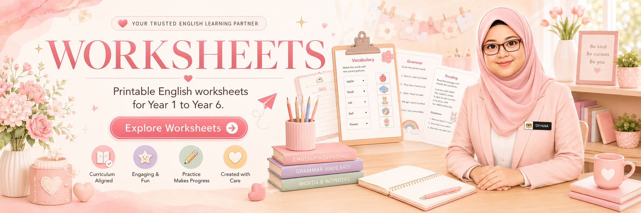 Worksheets banner