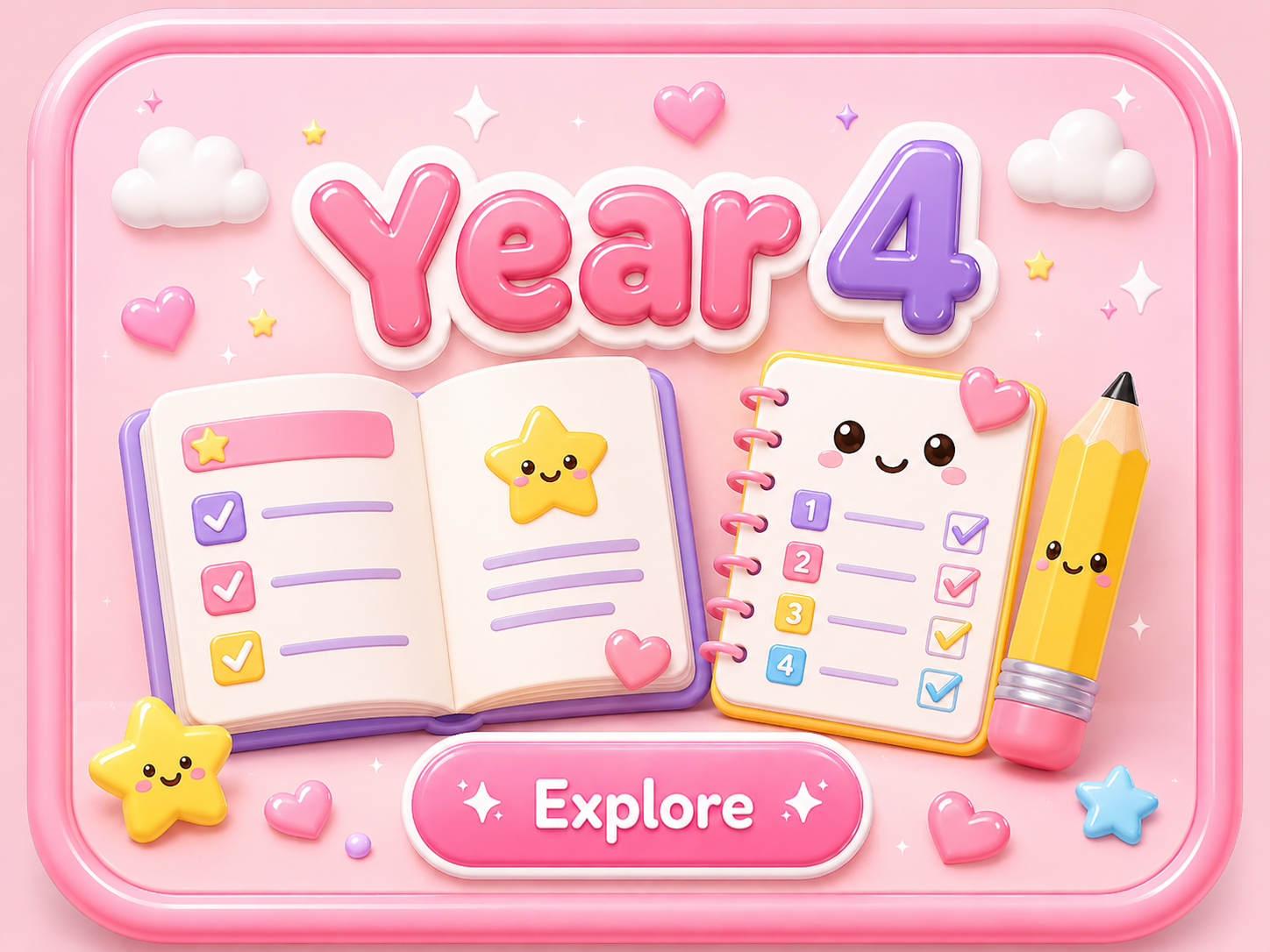 Year 4 assessments card