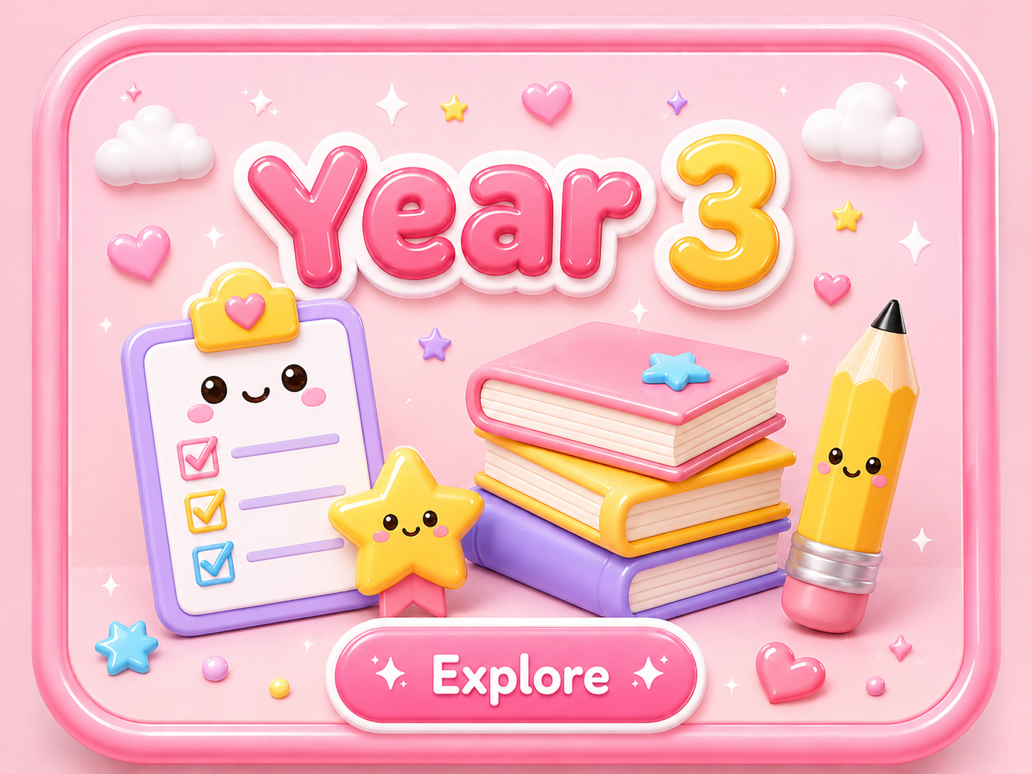 Year 3 assessments card