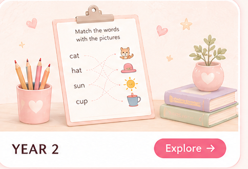 Year 2 worksheets card