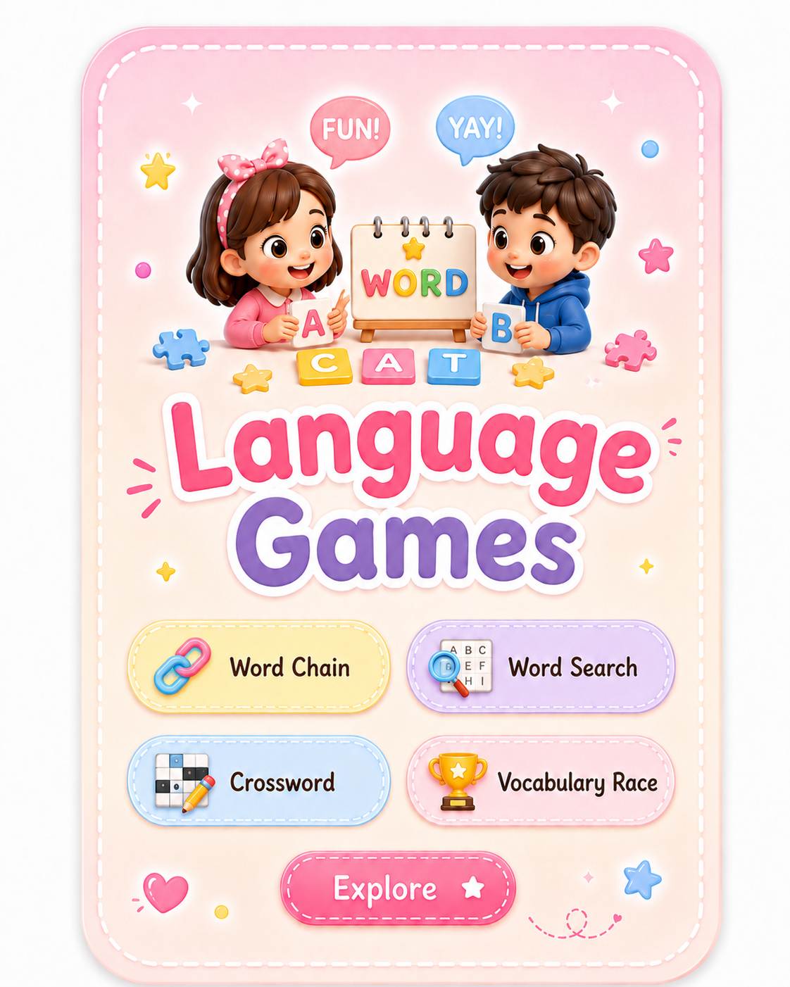 Language Games card